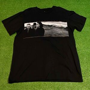 U2 The Joshua Tree Tour 2017 Concert Festival Band T-shirt Size Medium Black